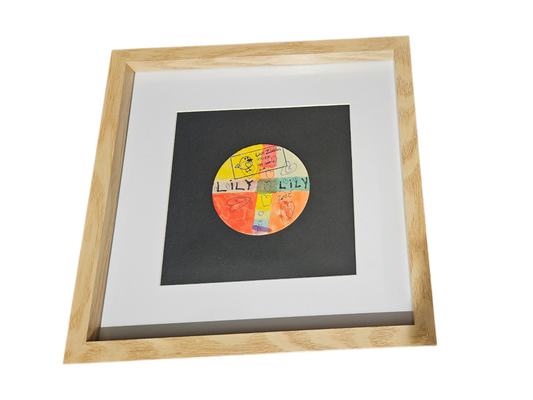 Lily Vera - Abstracte compositie op Bierviltje