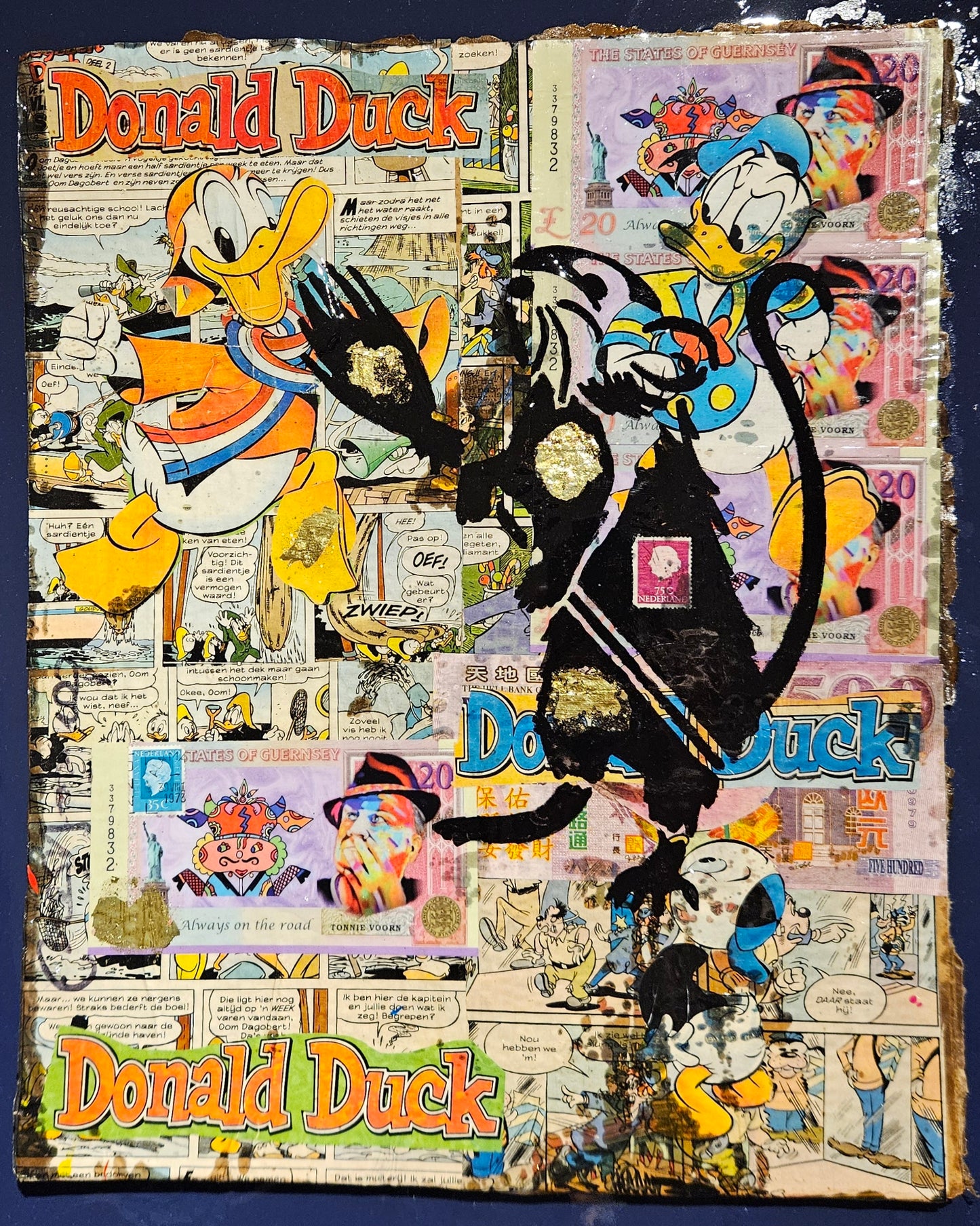Tonnie Voorn Pop Art serie Donald Duck