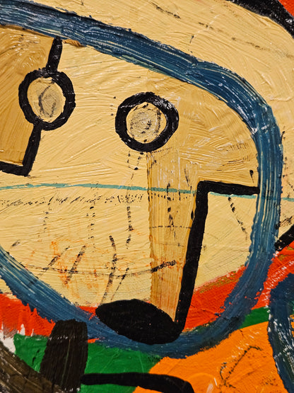 Justin Zwols Olieverf op doek Abstracte Compositie