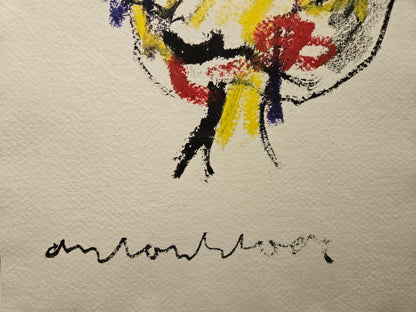 Anton Heyboer - De Oerkip geschept molen papier