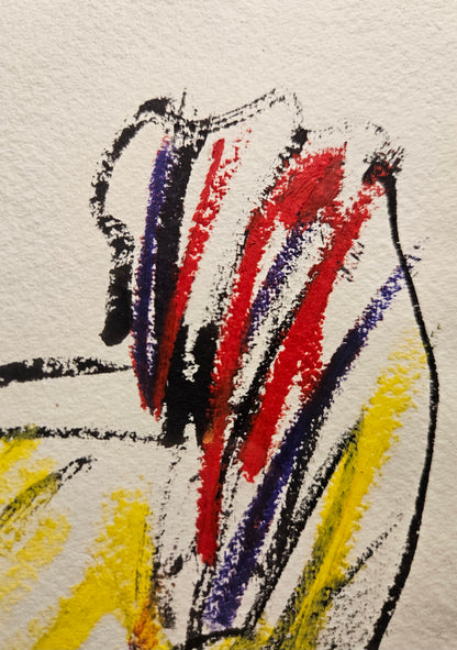 Anton Heyboer - De Oerkip geschept molen papier