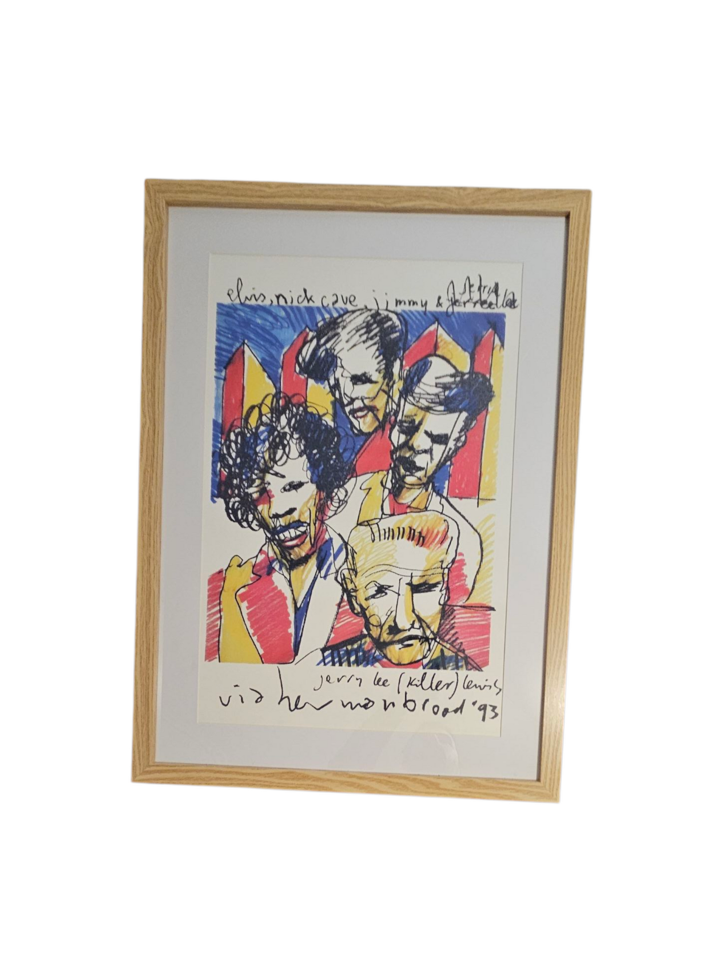 Herman Brood Artprint's uit  popserie