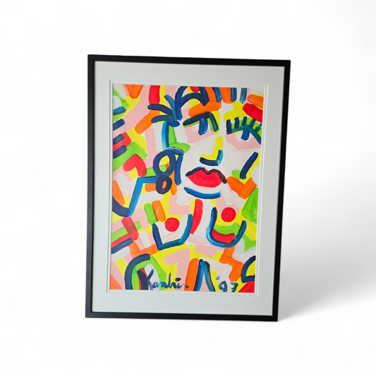 Jacob Kanbier - Acryl op papier