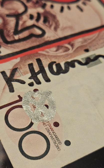 Keith Haring Biljet 100 frank