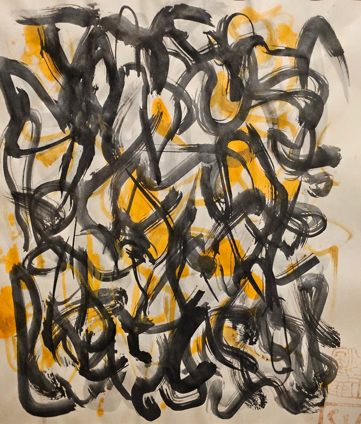 Ernst Vijlbrief - Abstract op papier