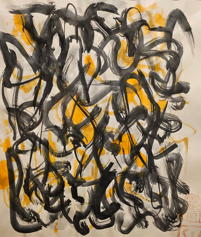 Ernst Vijlbrief - Abstract op papier