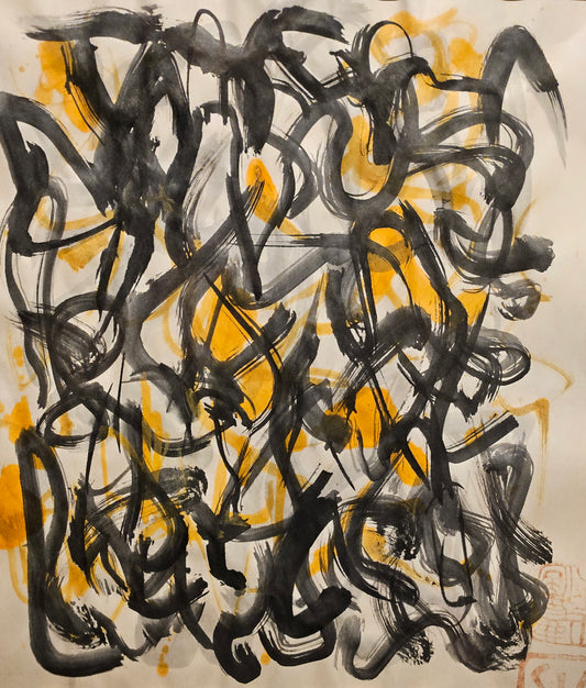 Ernst Vijlbrief - Abstract op papier