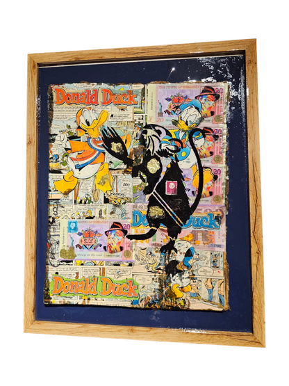 Tonnie Voorn Pop Art serie Donald Duck