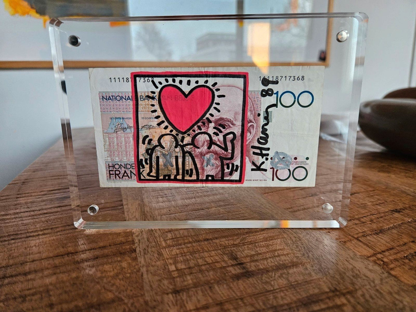 Keith Haring Biljet 100 frank