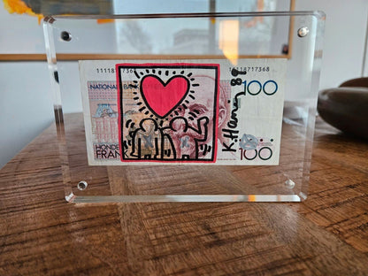 Keith Haring Biljet 100 frank