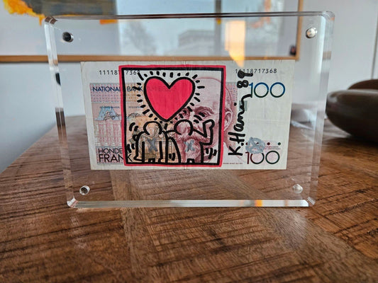 Keith Haring Biljet 100 frank
