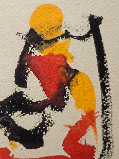 Anton Heyboer - De Oerkip geschept molen papier