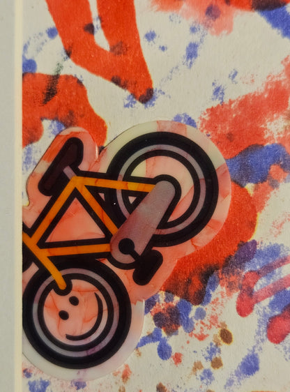 Lily Vera - Abstracte compositie Rood is mooi