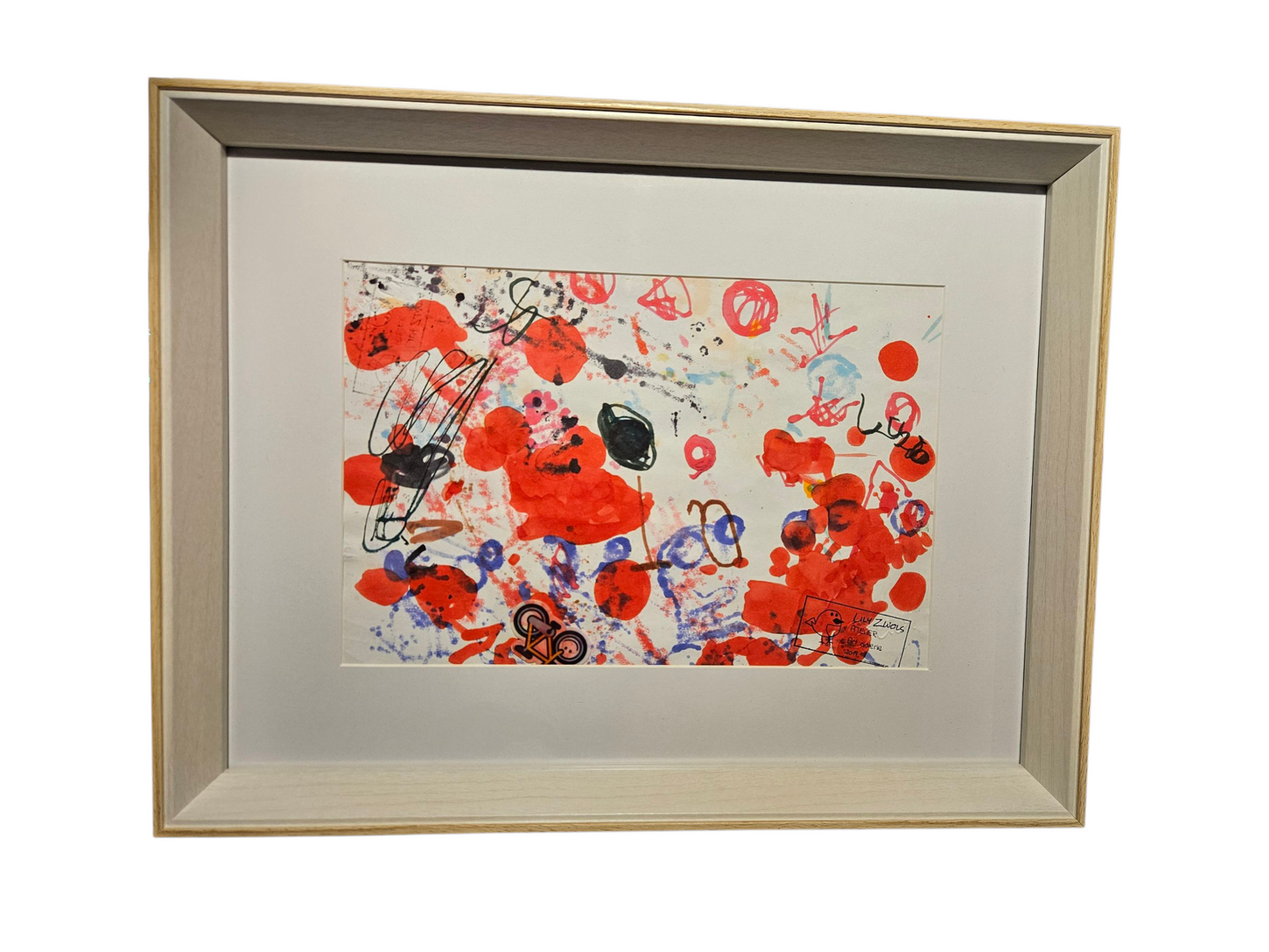 Lily Vera - Abstracte compositie Rood is mooi