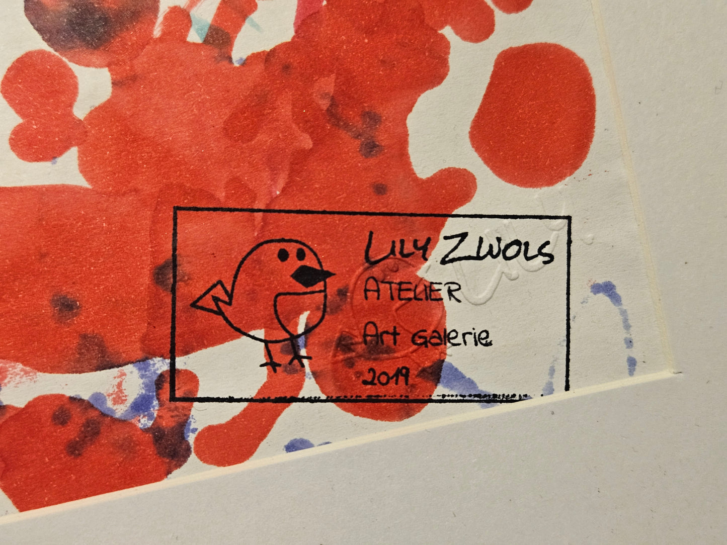 Lily Vera - Abstracte compositie Rood is mooi