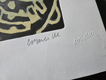 Corneille - Ingekleurde pastel etsen set