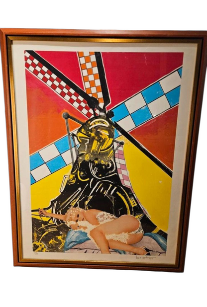 Gianni Bertini - Italië zeefdruk Bambola Doll