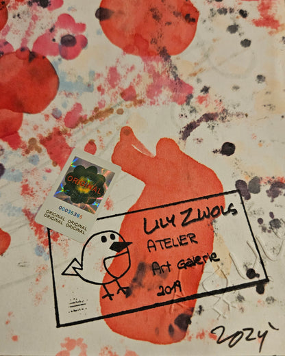 Lily Vera - Abstracte compositie Rood is mooi