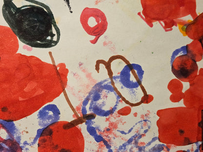 Lily Vera - Abstracte compositie Rood is mooi