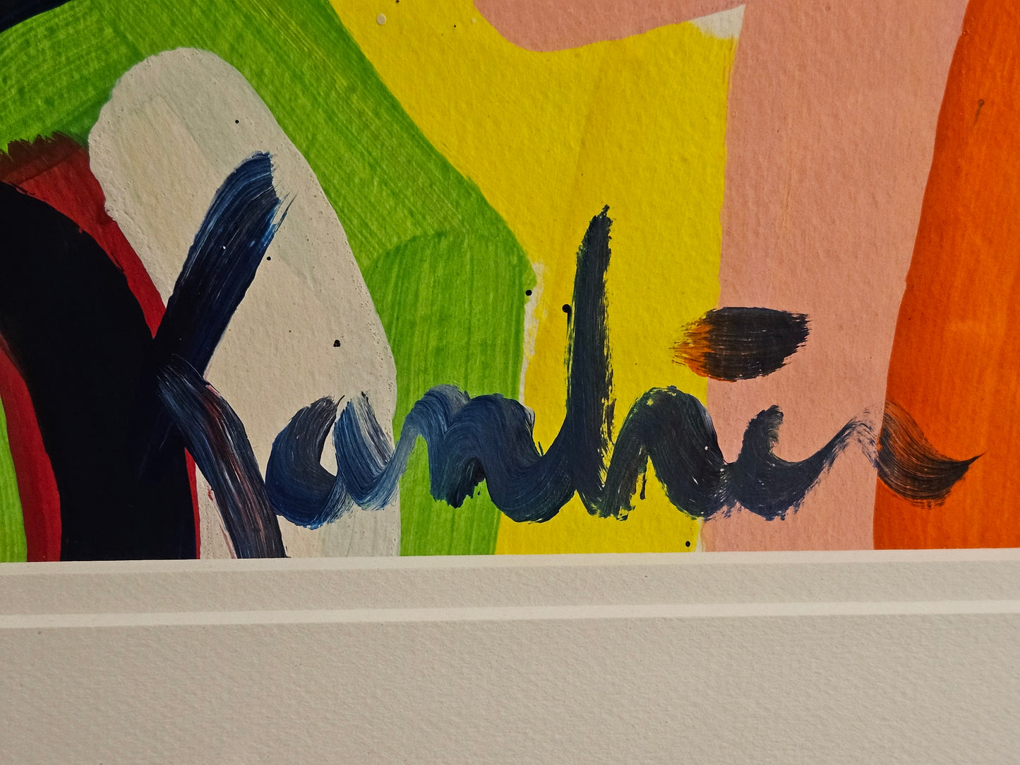 Jacob Kanbier - Acryl op papier