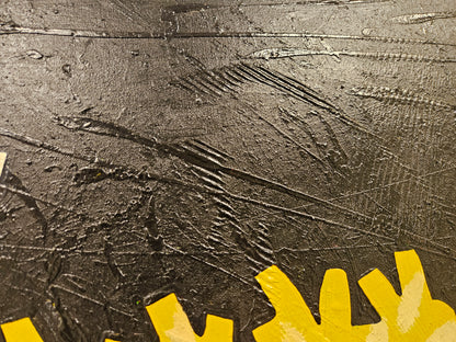 Justin Zwols Olieverf op doek Abstracte Compositie