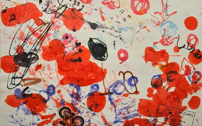 Lily Vera - Abstracte compositie Rood is mooi