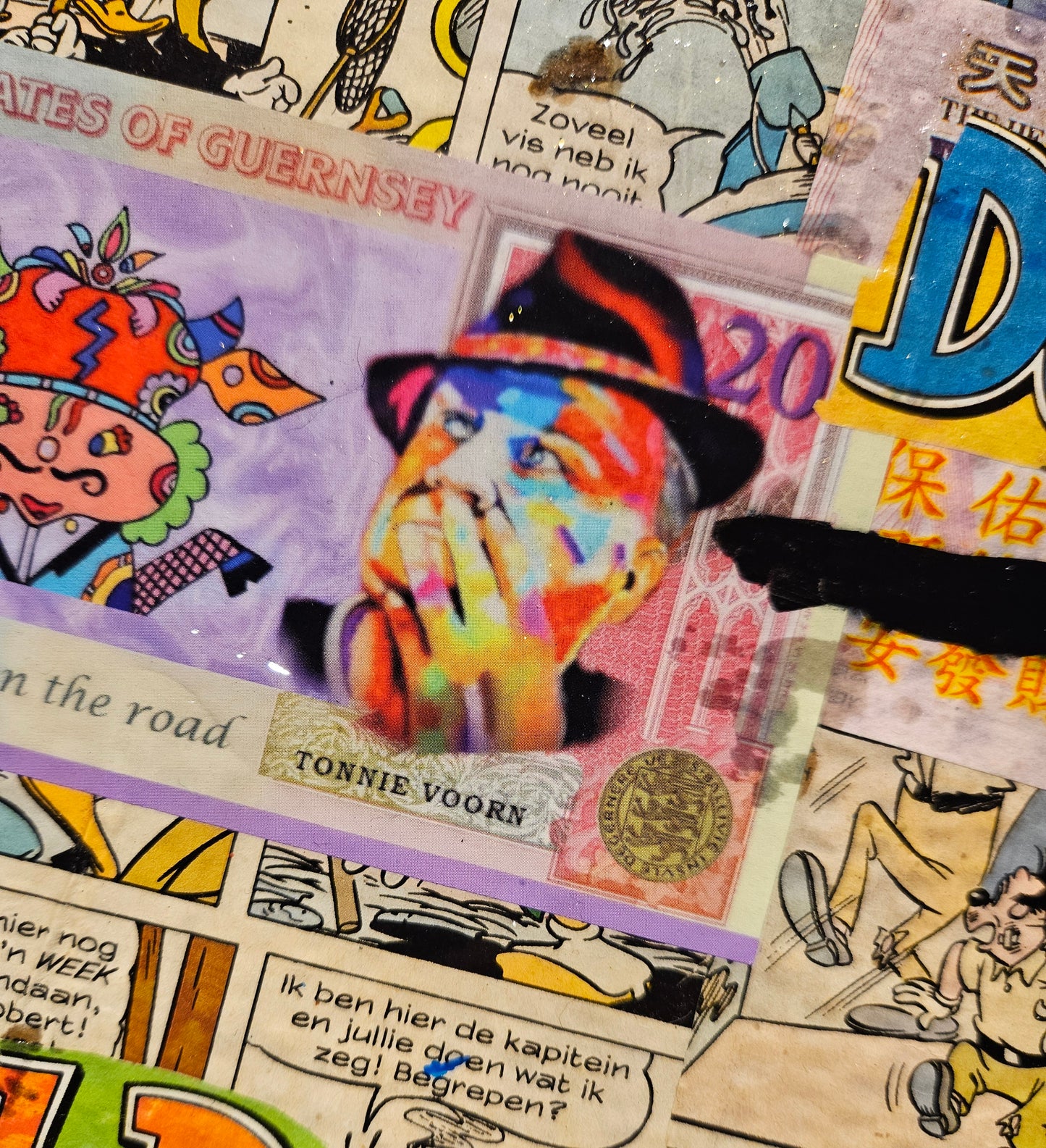 Tonnie Voorn Pop Art serie Donald Duck