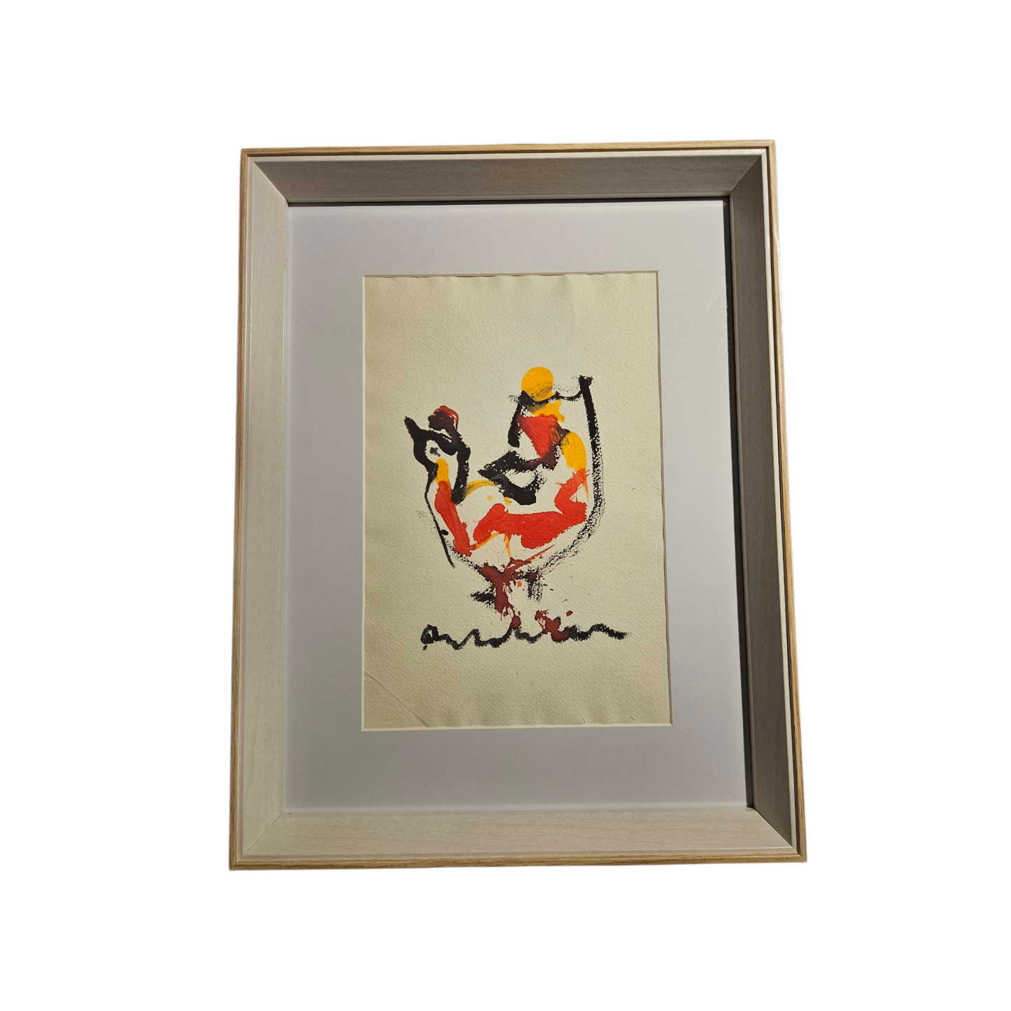 Anton Heyboer - De Oerkip geschept molen papier