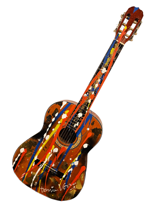 Tonnie Voorn Mix media Gitaar