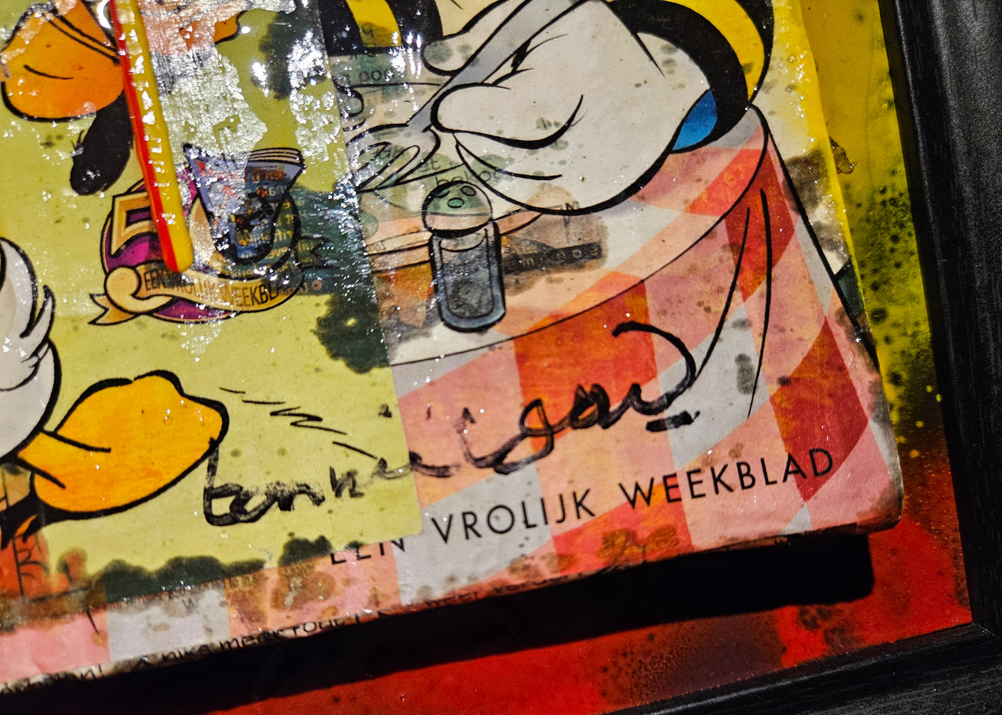 Tonnie Voorn Pop Art serie Donald Duck