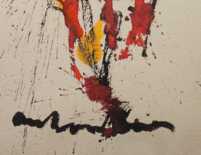 Anton Heyboer - Vrouw op molen papier