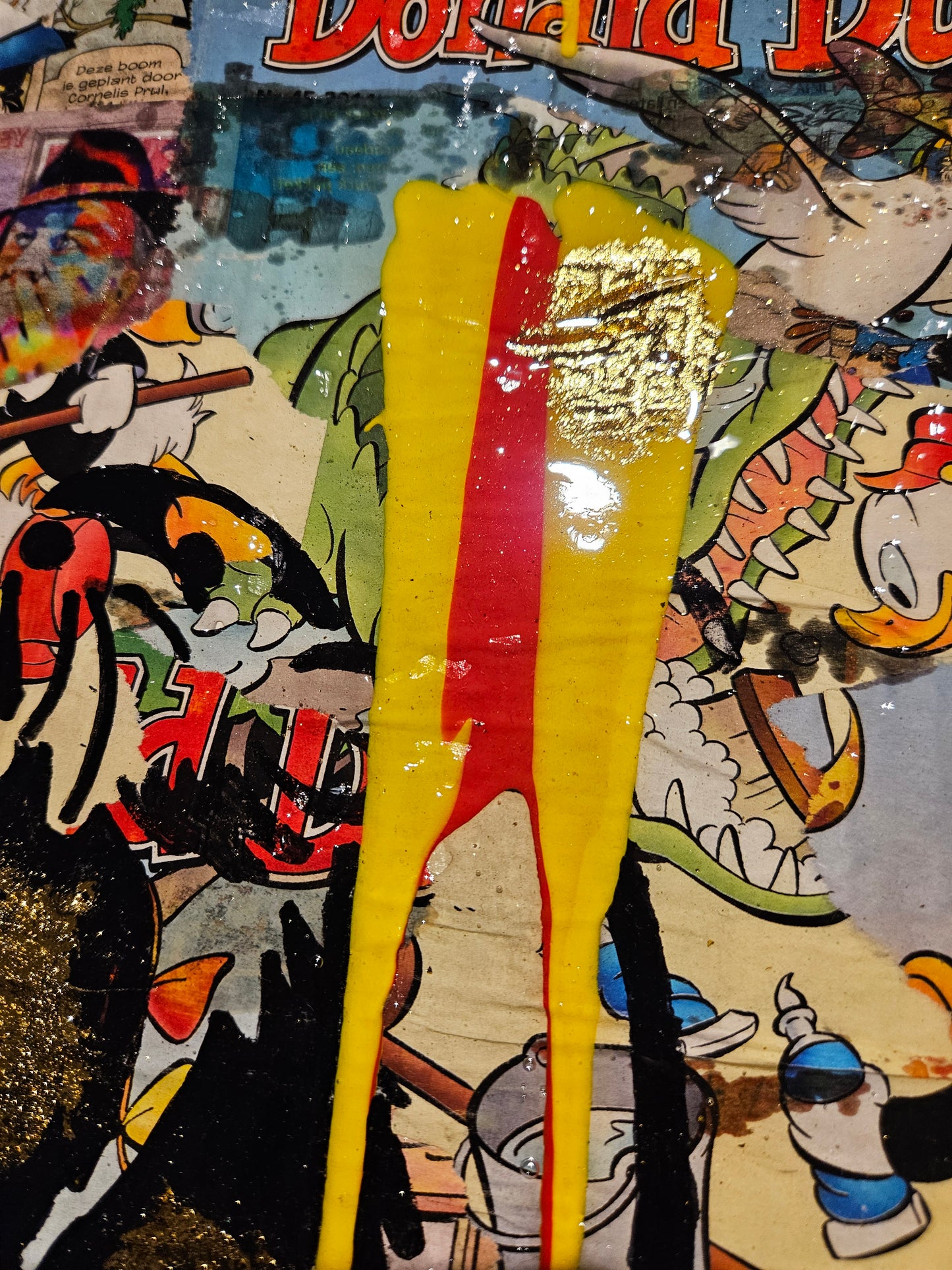 Tonnie Voorn Pop Art serie Donald Duck