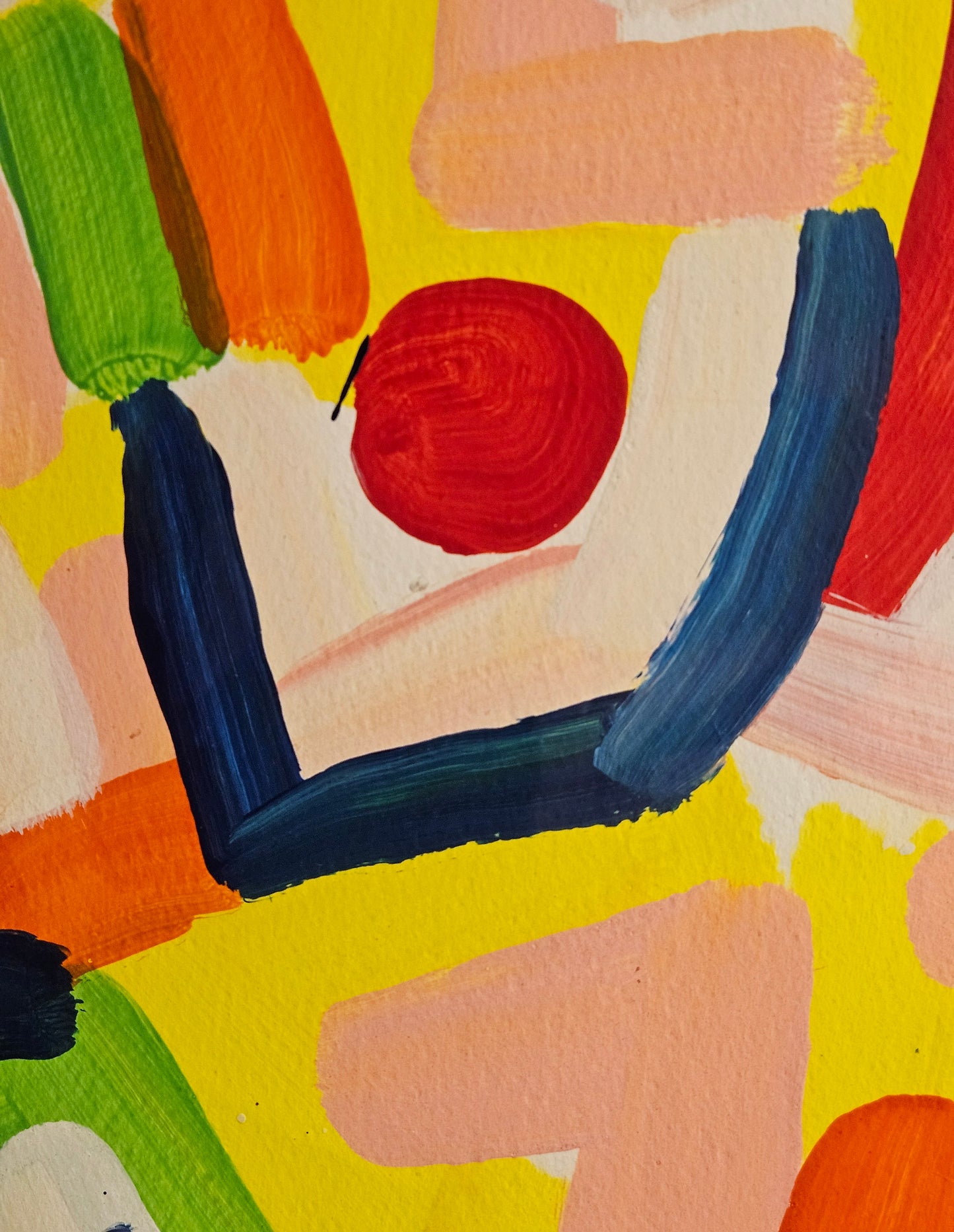 Jacob Kanbier - Acryl op papier