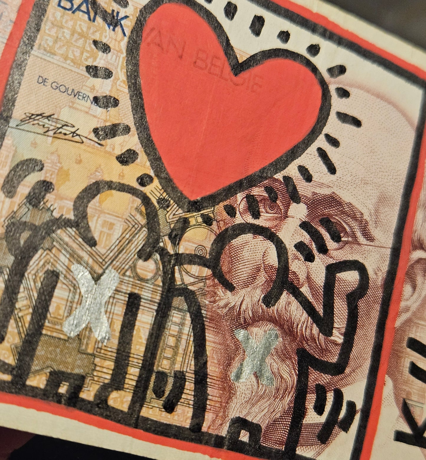 Keith Haring Biljet 100 frank