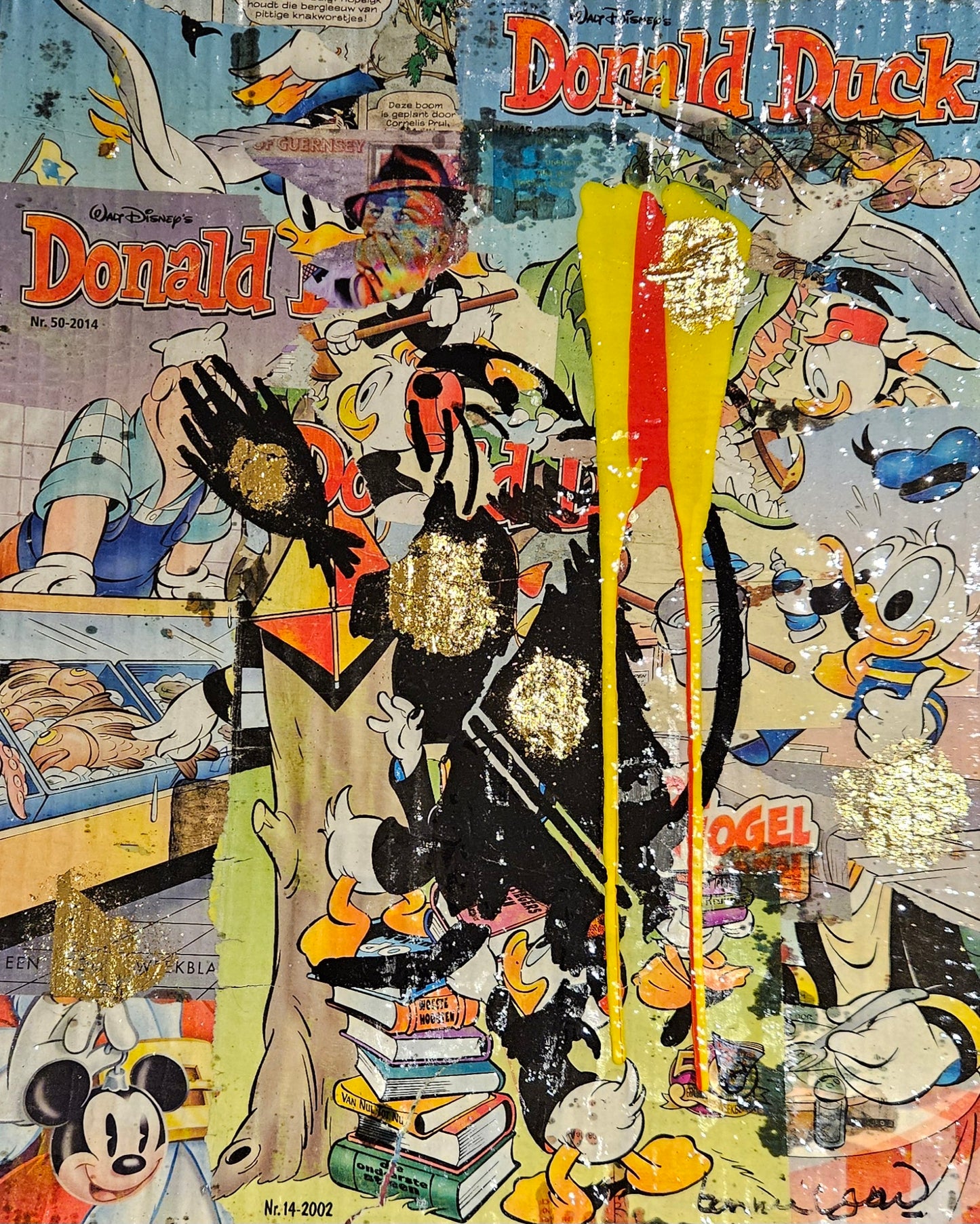 Tonnie Voorn Pop Art serie Donald Duck